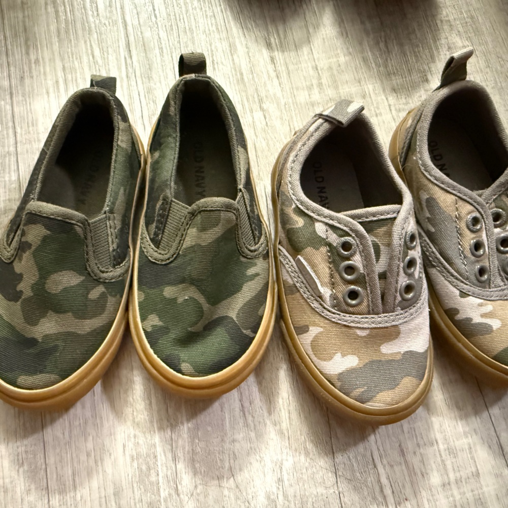 Camouflage Slip-On Sneakers